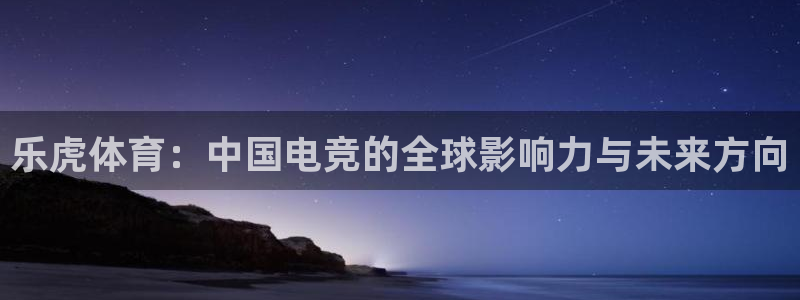 乐虎体育：中国电竞的全球影响力与未来方向